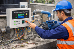 automatic water pump controller installation